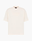 Emporio Armani 100% Cotton Oversized T-Shirt With Embroidered Logo | LEVISONS