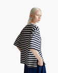 United Colors Of Benetton Woman Oversized Striped T-Shirt | LEVISONS
