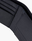 Emporio Armani Folding Leather Wallet With Metal Logo Plaque | LEVISONS