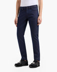 Emporio Armani J06 Slim Fit Stretch Denim With Micro Dots | LEVISONS