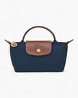 Longchamp Le Pliage Original Pouch Navy | LEVISONS