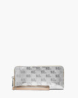 Michael Kors Large Logo Embossed Patent Continental Wallet | LEVISONS
