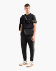 Armani Exchange Signature Logo Joggers | LEVISONS