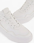 Armani Exchange Round Toe Sneakers With Embossed Brand Logo | LEVISONS