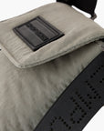 Emporio Armani Fabric Crossbody Bag With Stitched Leather Logo Patch | LEVISONS