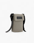 Emporio Armani Fabric Crossbody Bag With Stitched Leather Logo Patch | LEVISONS
