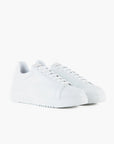 Emporio Armani Icon Leather Sneakers | LEVISONS