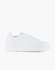 Emporio Armani Icon Leather Sneakers | LEVISONS