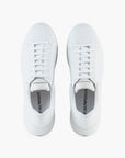 Emporio Armani Icon Leather Sneakers | LEVISONS