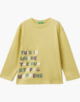 United Colors Of Benetton Boy Kid Long Sleeve T-Shirt With Print | LEVISONS