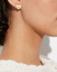 Coach Signature Heart Stud Earrings | LEVISONS