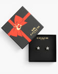 Coach Signature C Pavé Star Stud Boxed Earrings | LEVISONS