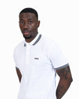 BOSS Green Paddy Polo Shirt In Cotton Pique With Logo Undercollar | LEVISONS