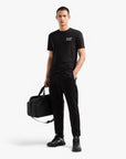 EA7 Gold Label Slim Fit Cotton Crewneck T-Shirt With Shoulder Detailing | LEVISONS