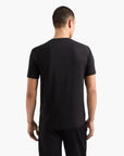 EA7 Gold Label Slim Fit Cotton Crewneck T-Shirt With Shoulder Detailing | LEVISONS