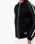 EA7 Regular Fit Logo Series Zip Up Hoodie | LEVISONS