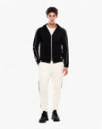 EA7 Regular Fit Logo Series Zip Up Hoodie | LEVISONS