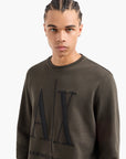 Armani Exchange Icon Cotton Logo Crewneck Sweatshirt | LEVISONS