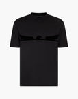 Emporio Armani Regular Fit Cotton Crewneck Asv T-Shirt With Flocked Eagle Logo | LEVISONS