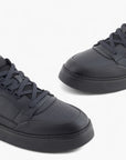 Emporio Armani 90S-Inspired Leather Sneakers | LEVISONS