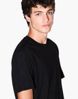 Armani Exchange Regular Fit Cotton Crewneck T-Shirt With Monochromatic Logo Tape | LEVISONS