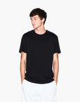 Armani Exchange Regular Fit Cotton Crewneck T-Shirt With Monochromatic Logo Tape | LEVISONS