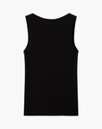 United Colors Of Benetton Woman Black Tank Top In Pure Cotton | LEVISONS