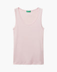 United Colors Of Benetton Woman Pink Tank Top In Pure Cotton | LEVISONS