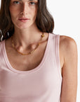 United Colors Of Benetton Woman Pink Tank Top In Pure Cotton | LEVISONS
