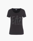 EA7 Logo Series Regular Fit Crewneck T-Shirt With Bold Branding | LEVISONS