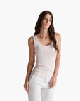United Colors Of Benetton Woman Pink Tank Top In Pure Cotton | LEVISONS