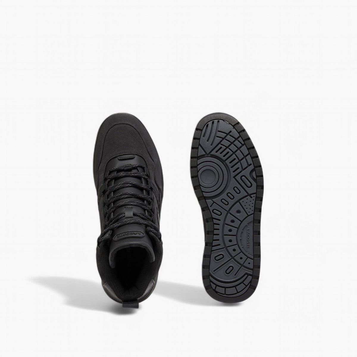 Lacoste T-Clip Mid-Top Trainers | LEVISONS