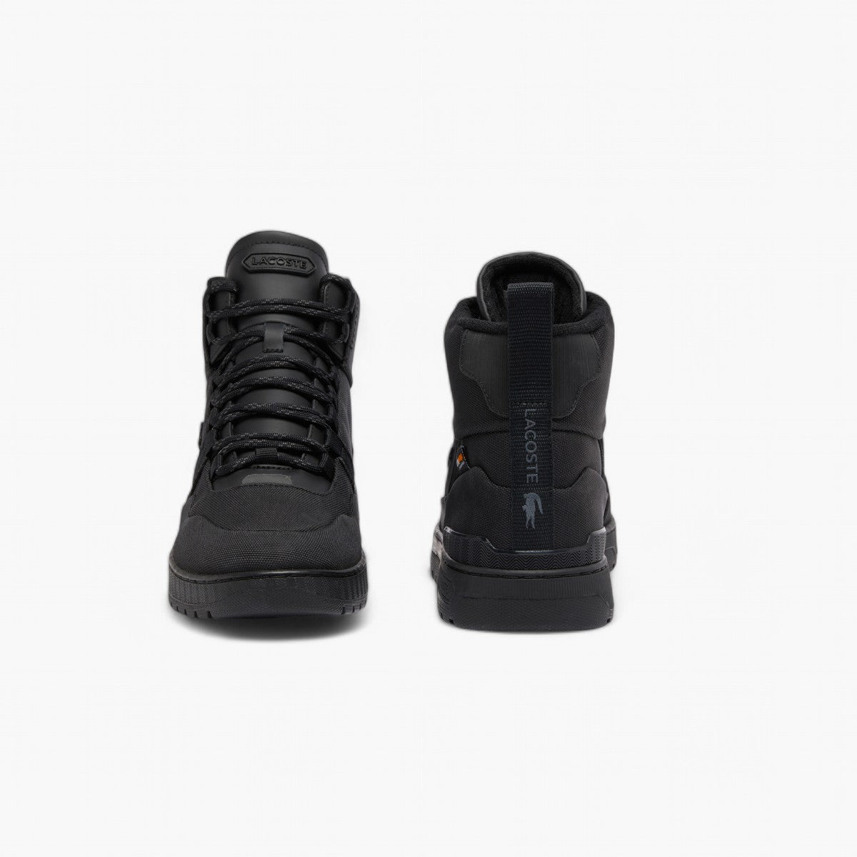 Lacoste T-Clip Mid-Top Trainers | LEVISONS