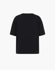 EA7 Regular Fit Crewneck T-Shirt With Sequence Stripes And Gold Logo Plaque | LEVISONS