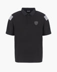 EA7 Regular Fit Premium Shield Polo Shirts With Shoulder Detailing | LEVISONS