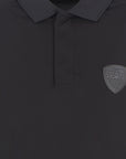 EA7 Regular Fit Premium Shield Polo Shirts With Shoulder Detailing | LEVISONS