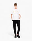 EA7 Regular Fit Logo Series Cotton T-Shirt With Oversized Logo | LEVISONS