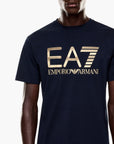 EA7 Regular Fit Logo Series Cotton T-Shirt | LEVISONS