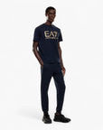 EA7 Regular Fit Logo Series Cotton T-Shirt | LEVISONS