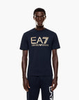 EA7 Regular Fit Logo Series Cotton T-Shirt | LEVISONS