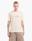 Emporio Armani Regular Fit Crewneck Asv T-Shirt With Embroidered Logo | LEVISONS