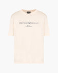 Emporio Armani Regular Fit Crewneck Asv T-Shirt With Embroidered Logo | LEVISONS