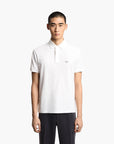 Emporio Armani Cotton Piqué Polo Shirt With Embroidered Eagle Logo | LEVISONS