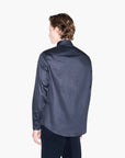 Armani Exchange Regular Fit Monochromatic All Over Logo Button Down Shirt | LEVISONS