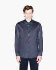 Armani Exchange Regular Fit Monochromatic All Over Logo Button Down Shirt | LEVISONS