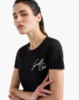 EA7 Golf Pro Regular Fit Cotton Crewneck T-Shirt | LEVISONS