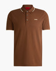 Hugo Red Stretch-Cotton Slim-Fit Polo Shirt With Printed Logo | LEVISONS