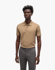 BOSS Black Pallas Cotton Polo Shirt With Embroidered Logo | LEVISONS