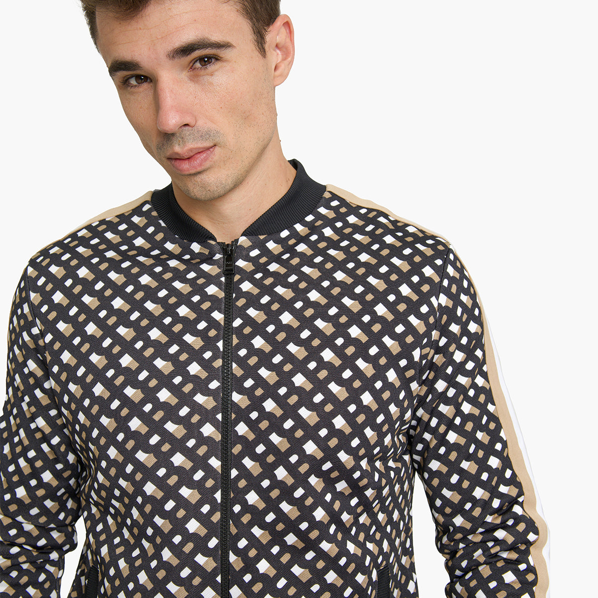 Skiles 64 Monogram Zip-Up Sweatshirt – Levisons