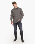 BOSS Black Monogram Formal Shirt | LEVISONS